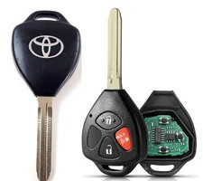 Keyless Car Remote Toyota Yaris 2005-2013 Oem Head Key Entry Fob Blank Control Keyless Car Remote Toyota Yaris 2005-2013 Oem Head Key Entry Fob Blank Control