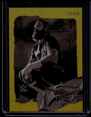 2025 Chrome WWE x Cactus Jack Sami Zayn #RDR-5 Rodeo Rebels Gold Refractor /50