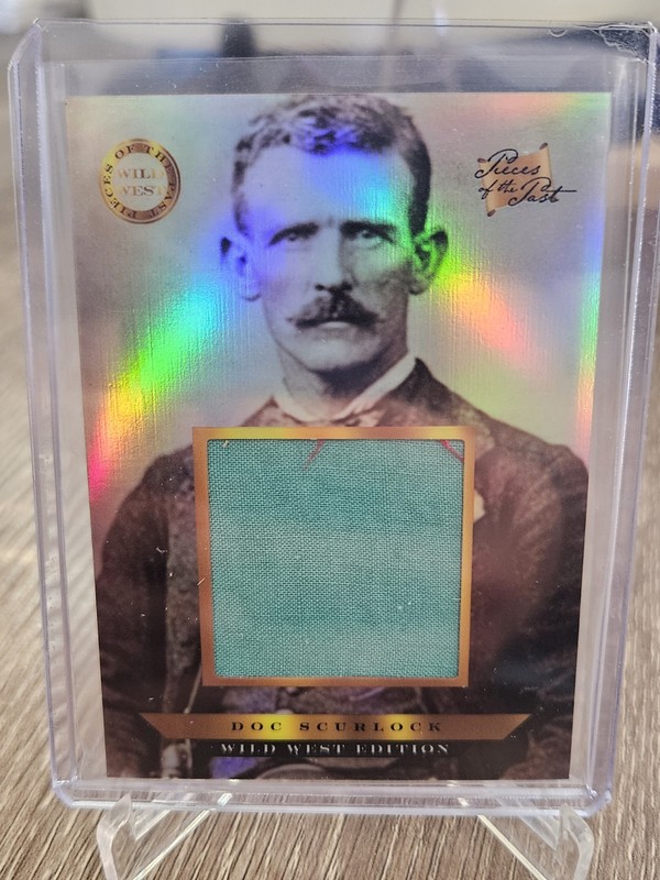 DOC SCURLOCK - 2025 PIECES OF THE PAST - WILD WEST EDT. - AUTHENTIC RELIC CARD