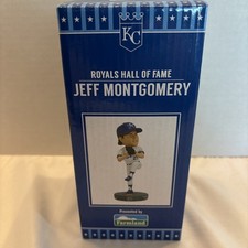 Kansas City Royals SGA Jeff Montgomery Hall Of Fame Bobblehead 2018 In Box New!