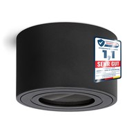 Aufbauleuchte SMOL-W Schwarz FüR Led Modul IP44 Deckenlampe Spot Innen AußEn