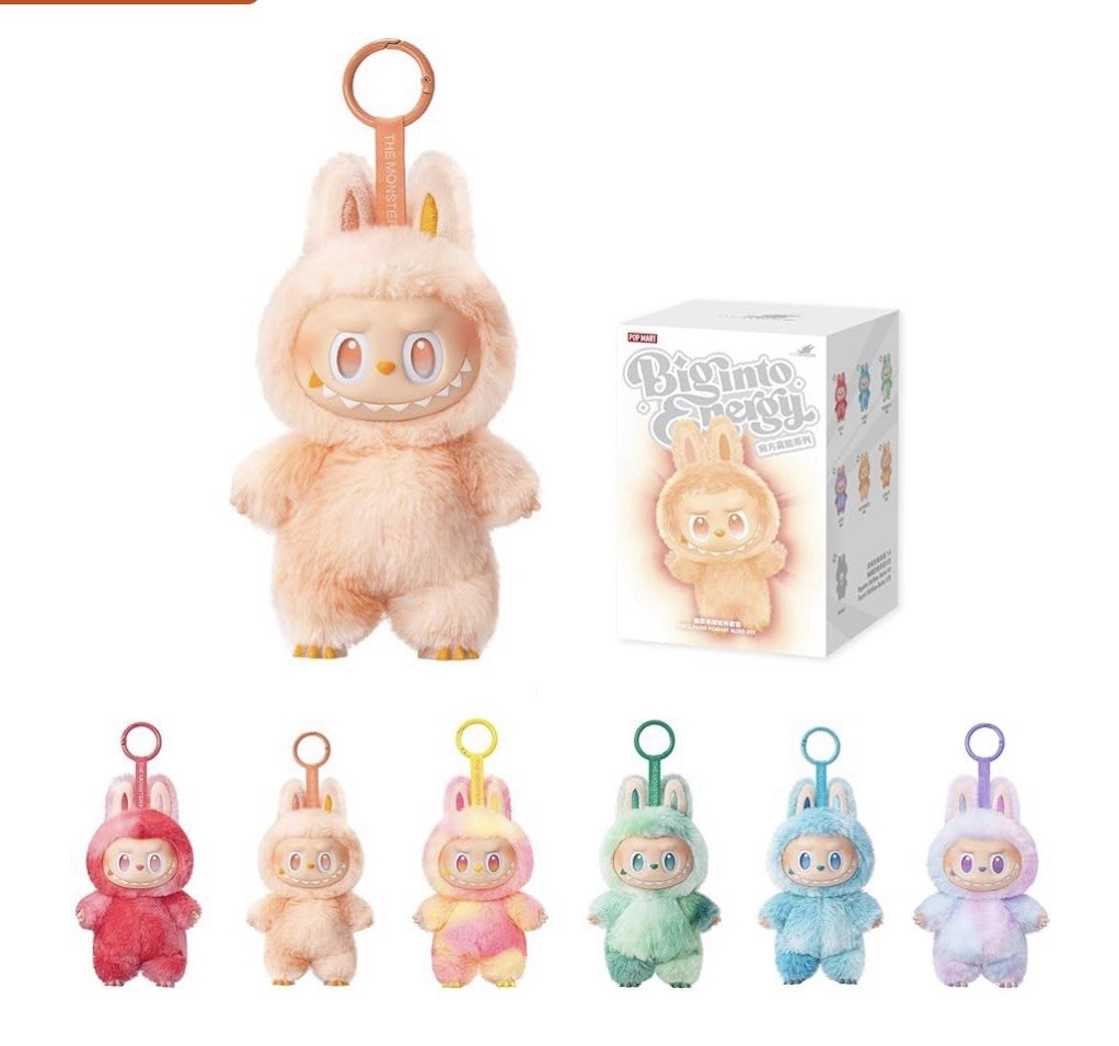 POP MART The Monsters Big into Energy Series-Vinyl Plush Pendant Blind Box