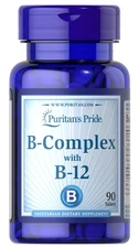 Puritan's Pride Vitamin B-Complex and Vitamin B-12 - 90 Tablets