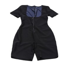 Full Body Short Sleeve Sweat Suit Stretchy Sweat Sauna Suit Waist Trainer