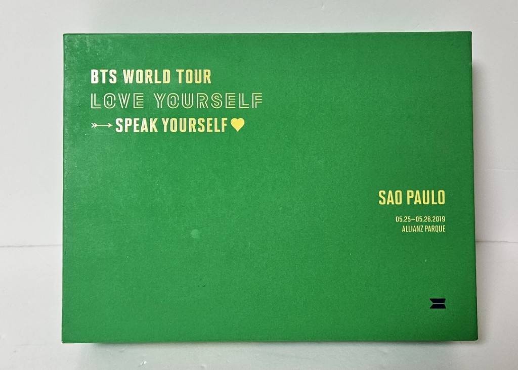 BTS LOVE YOURSELF SAO PAULO WORLD TOUR DVD SPEAK YOURSELF