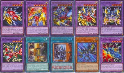 Yugioh VWXYZ Deck - Hyper Dragon Canon X-Cross Union Activation | eBay