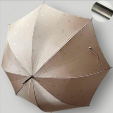 Burberry Long Umbrella Horse Logo Nova Check Beige Women Accessory Original Coll