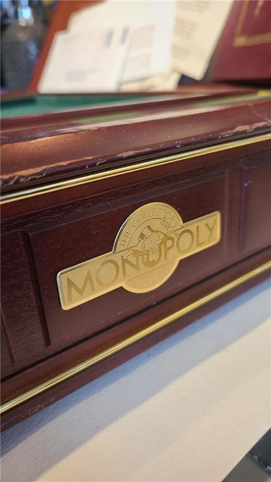 1991 Monopoly The Collectors Edition Board & Paperwork for Restoration - Image 4 of 4