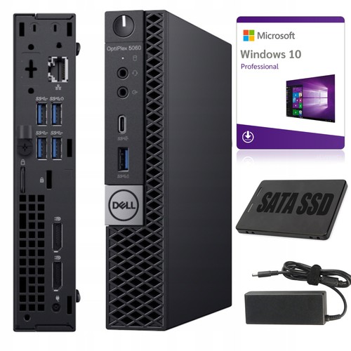 MINIATUROWY KOMPUTER DELL 5060 MICRO i5-8600T 16GB NOWY SSD 1TB W10P KLASA A