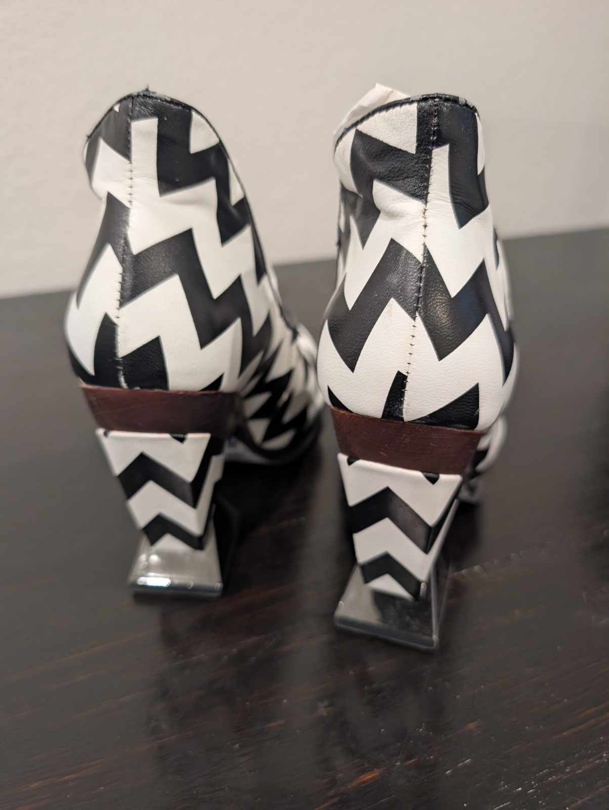 IRREGULAR CHOICE BOTOXIC CHEVRON Zig Zag WOMENS H… - image 5