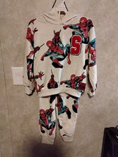Marvel Boy's Spider-Man Hoodie and Jogger Set For Little Boys Size 5