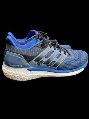 Adidas Supernova Boost Mens Size 11.5 Blue Athletic Running Shoes Sneakers