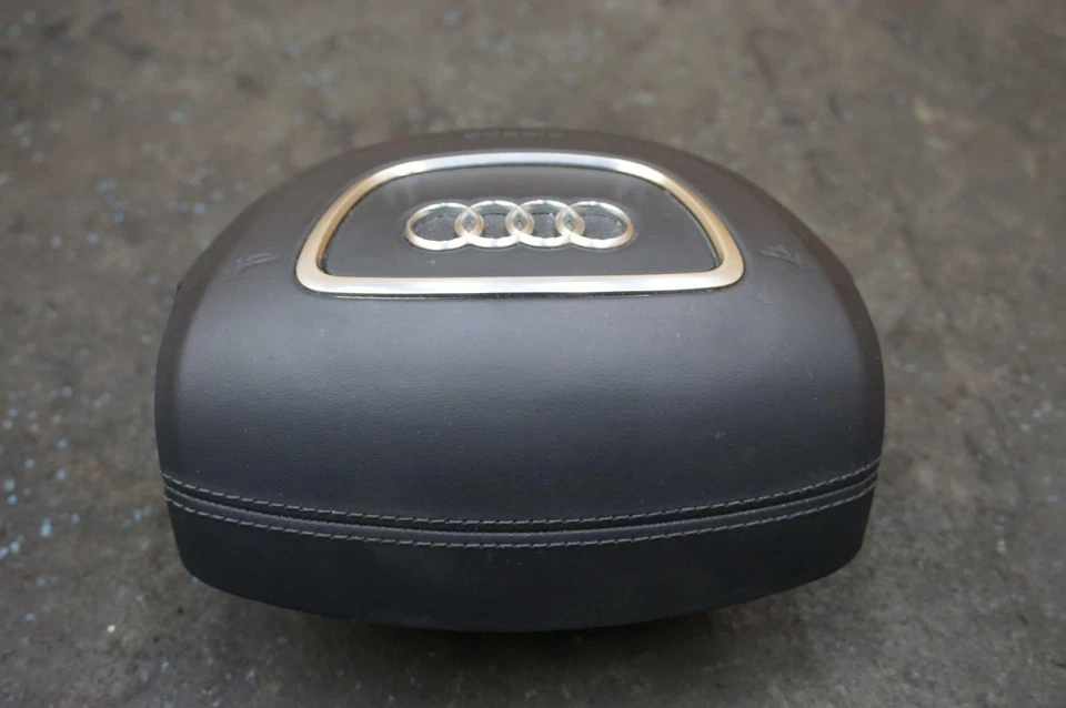 Airbag volante conductor izquierdo cuero negro 4H0880201AC Audi A8 2013-16 S8 Foto 2 de 4