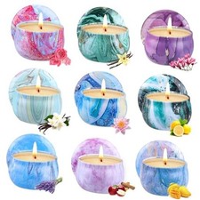 Scented Candles Gift Set, 9 Pack Candles for Home Scented Long 9 candles