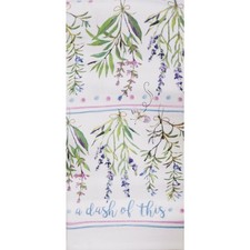Kay Dee Designs A Dash Of This Herb Terry Kitchen Towel R7426 Pack of 6 Kay Dee