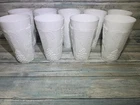9 Vintage Milk Glass Cooler Tumbler Harvest Pattern By Indiana Glass Co