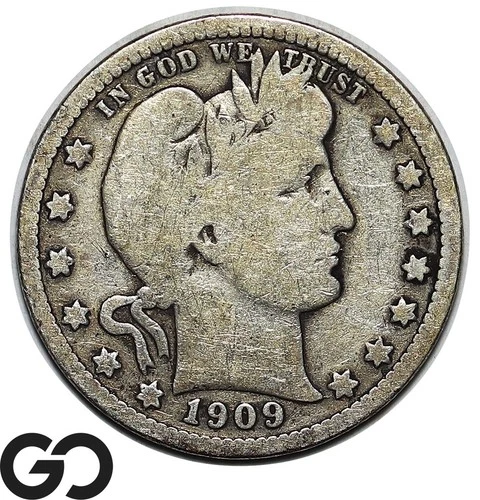 1909 Barber Quarter