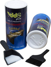 Shuffleboard Sand - Shuffleboard Wax with Mini Dustpan and Mini Brush, 2 Cans 2 