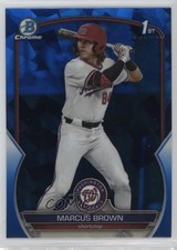 2023 Bowman Chrome Draft Sapphire Edition Marcus Brown #BDC-26 1g1q