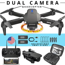 2025 RC Drone With Dual HD Camera FPV WIFI- Real Time Foldable Quadcopter