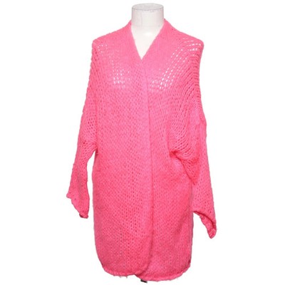 Strickjacke, Damen, Größe: XL, Pink, Acryl/Polyamid, Grobstrick #YHD