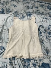 Antique baby or Toddler Slip handmade off white