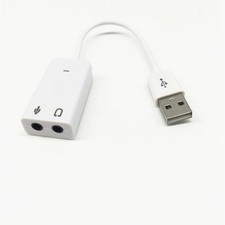 Sound Card Adapter Cable Usb Stereo Audio Interface for Pc 2.0 with Line