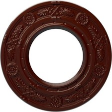 8"OD x 3 7/8"ID x x 3 x 1/2"P, Brushed Mahogany (Flat Finish)