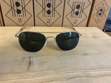 Randolph Engineering Aviator RE Matte Chrome 55 20 New Gray Glass Lenses