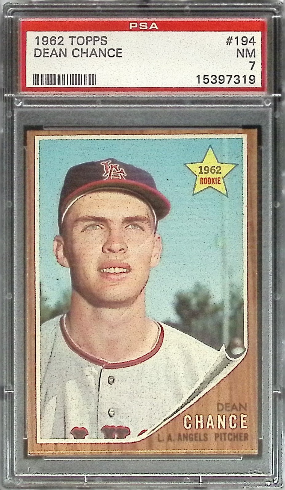 1962 Topps TOPPS #194 Dean Chance front