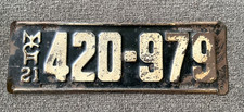 Rare 1921 Michigan 420 Weed Mary Jane License Plate Original Smoke Cool Plate Rare 1921 Michigan 420 Weed Mary Jane License Plate Original Smoke Cool Plate