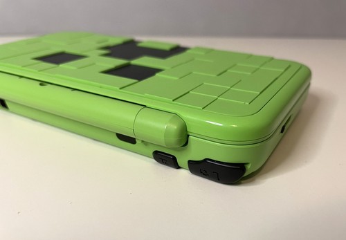 New Nintendo 2DS LL XL MINECRAFT CREEPER EDITION Console USED TESTED #670 - Picture 7 of 20
