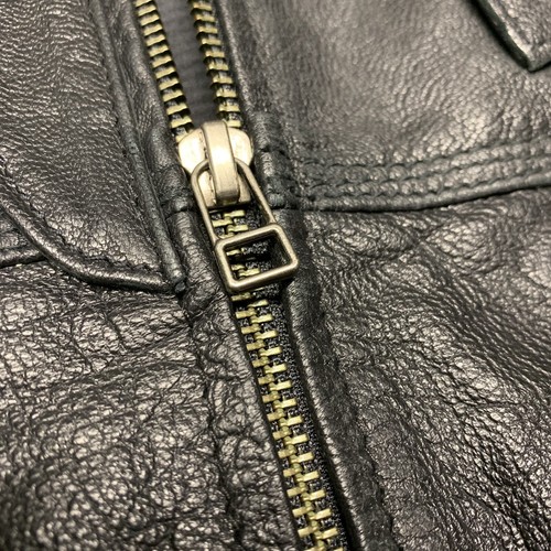 ASOS Leather Motorcycle Jacket Mens Size Large - Picture 6 of 12