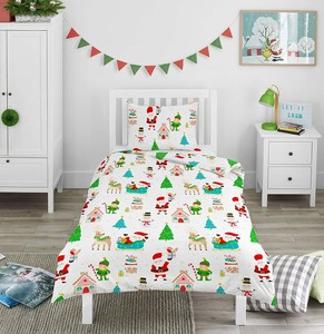 cot bed christmas duvet