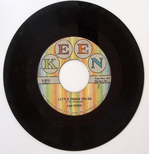 SAM COOKE LITTLE THINGS YOU DO/EVERYBODY LIKES TO CHA CHA CHA VINYL 45 58-113 - Picture 2 of 3