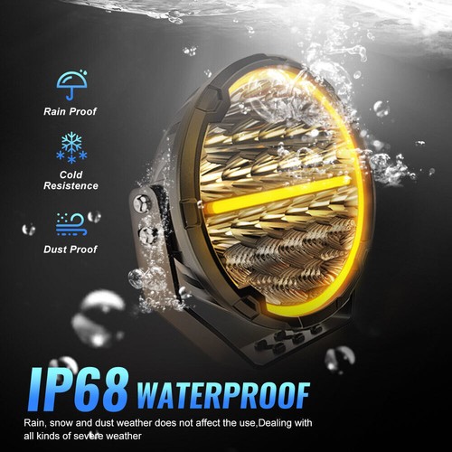 5-9inch LED Work Driving Lights Spot Flood Combo SUV Offroad Fog Lamps 4WD 12v - Picture 34 of 35