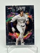 Nolan Jones 2024 Topps Finest Black Rare Refractor /10 #234 Colorado Rockies