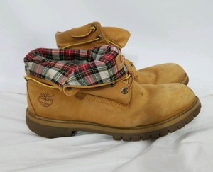 timberland plaid boots