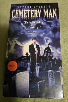 Cemetery Man 1996 VHS Movie Horror, RARE VHS