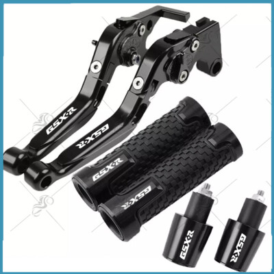 CNC For SUZUKI GSXR 600 750 1000 motorcycle Brake Clutch Levers Handle Grips Cap