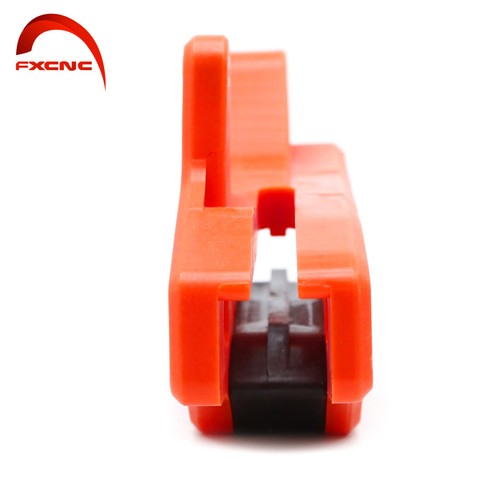 Protector de guía de cadena de aluminio para 85 SX 2018-2019 690 SMC/R/ABS 2010-2014 naranja - Imagen 3 de 10