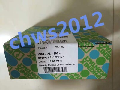 1 PCS NEW IN BOX Phoenix Contact Power Supply MINI-PS-100-240AC/2X15DC/1 2938743