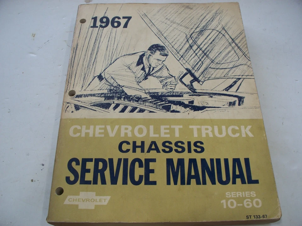 1967 Chevrolet 10-60 truck pickup C10 K10 Suburban shop service manual st-133-67 Foto 2 de 4