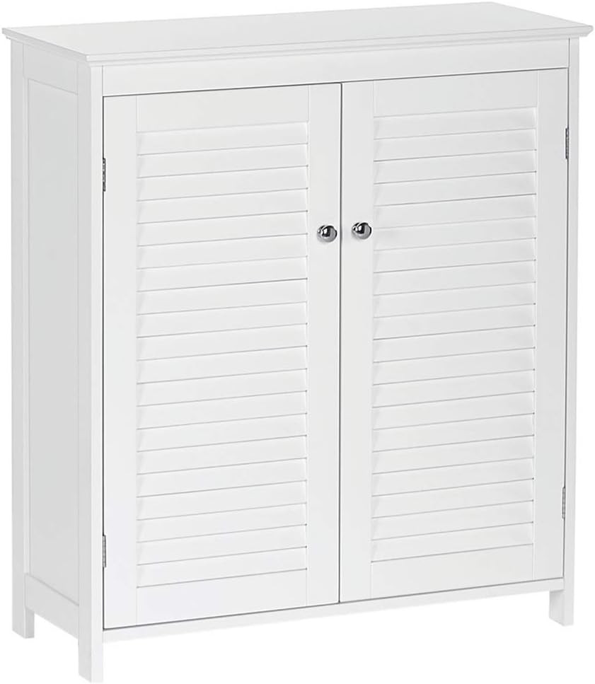 Ellsworth Two-Door Floor Cabinet, One Size, White