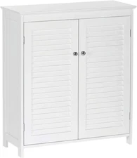 Ellsworth Two-Door Floor Cabinet, One Size, White