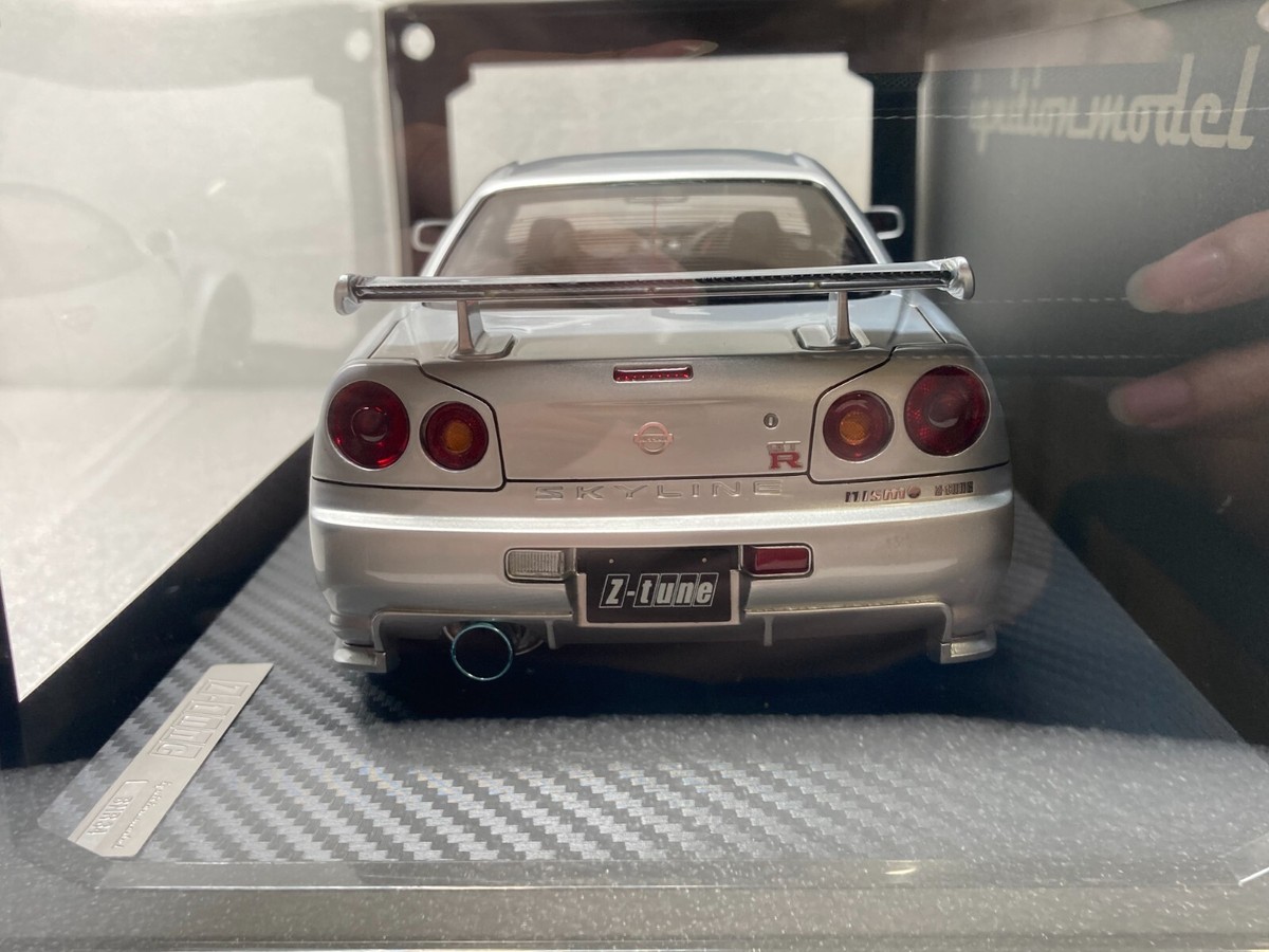 Ignition Model 1/18 IG3224 Nismo R34 GT-R Z-tune Silver Ignition Model 1/18 IG3224 Nismo R34 GT-R Z-tune Silver