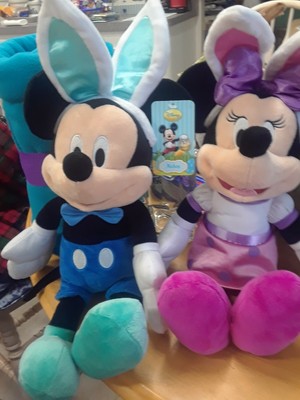 mickey and minnie easter plush