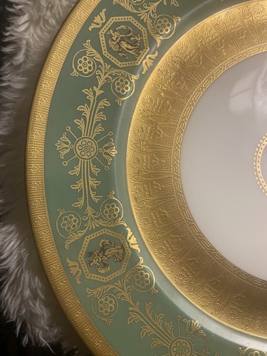 RARE - - Royal Bavarian Hutschenruther Gold Encrusted Filagree Plate - Picture 6 of 9