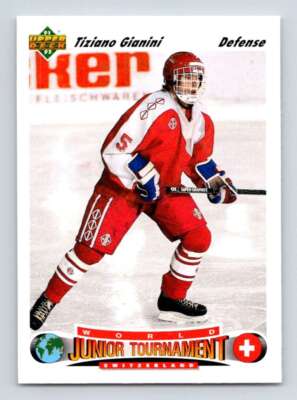1991-92 Upper Deck #670 Tiziano Gianini  RC Rookie 