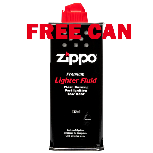 Genuine Zippo Cigarette Lighters - FREE CAN OF LIGHTER FLUID-- - Picture 2 of 2